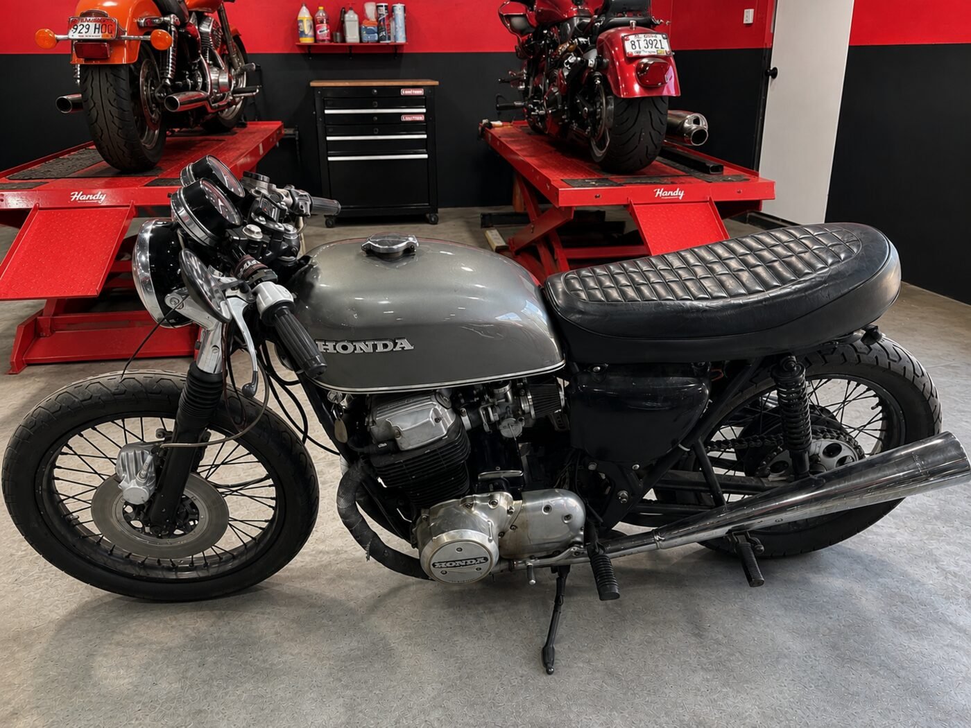 Restored 1972 Honda motorcycle